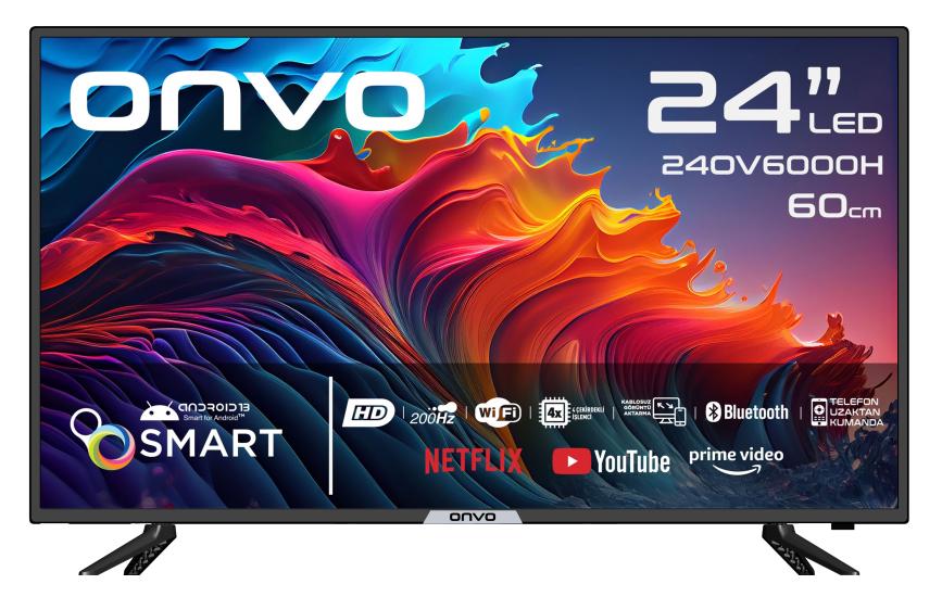 ONVO 24’’ HD READY ANDROID 13 SMART LED TV 