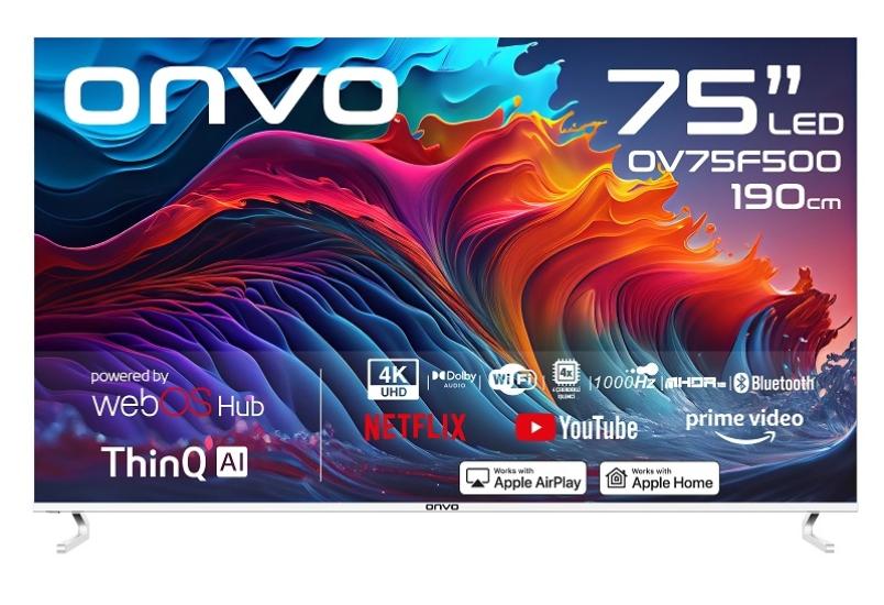 ONVO OV75F500 75’’ ULTRA HD 4K WEBOS 2.0 SMART LED